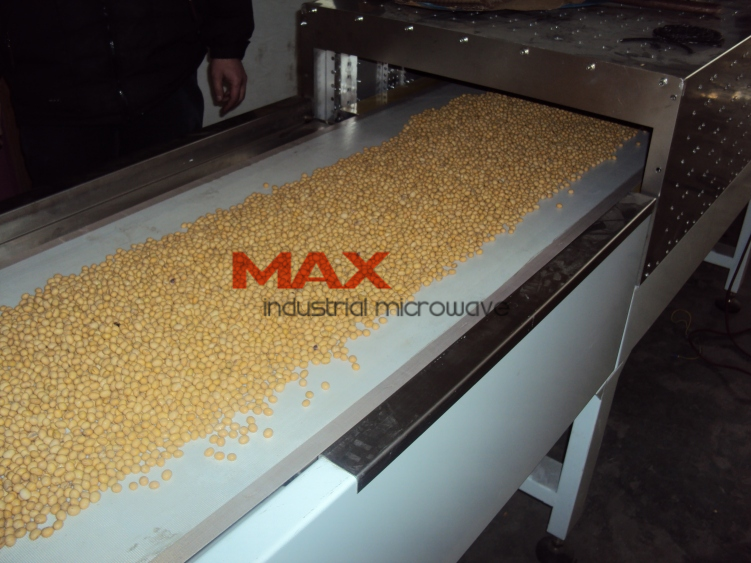Soybean Microwave Drying, Roasting and Deodorizer